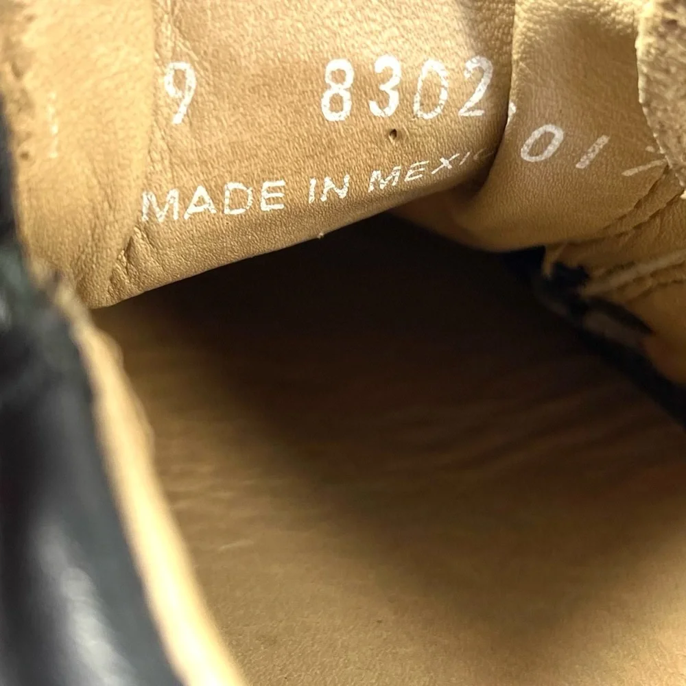 Belvedere‎ Loafers Mens Size 9 Black Genuine Ostrich Leather Driving Moc.